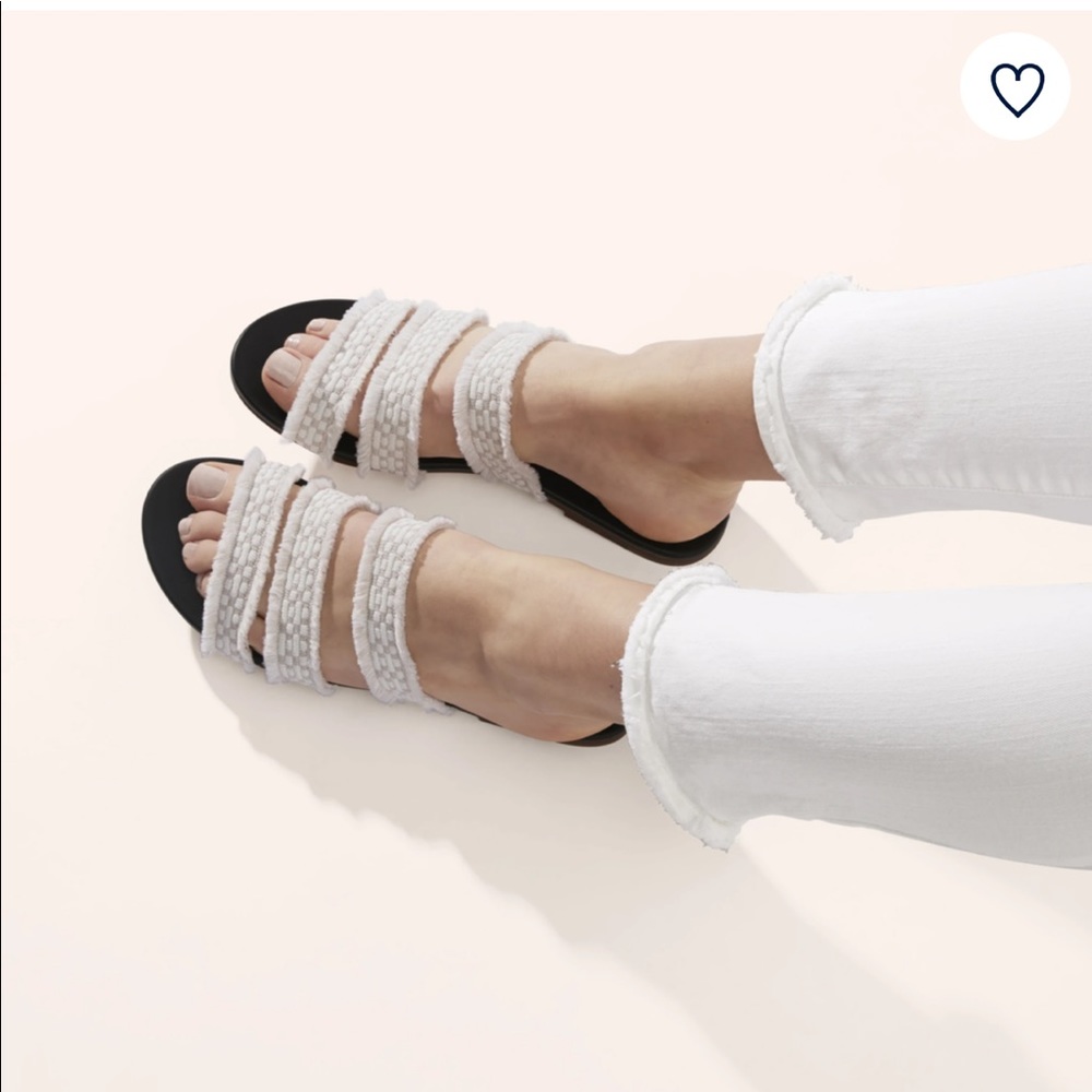 Rothy’s Sea Shell Fringe Sandals